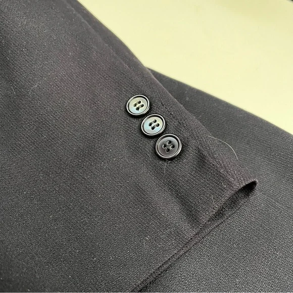 Vintage Givenchy Monsieur Blazer Size 48 2 Button Navy Blue Designer.